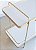 Carrinho de Bar IRIDIUM 90 cm Dourado Fosco e Branco Laqueado Versátil - Imagem 2