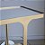 Carrinho de Bar IRIDIUM 90 cm Dourado Fosco e Branco Laqueado Versátil - Imagem 8