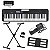 Teclado Casio CT-S300 Preto APP Chordana Play + Kit Suporte em X - Pedal Sustain - Imagem 1