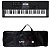 Teclado Casio CT-X800 Preto 61 Teclas Sensitivas + Capa - Imagem 1