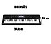 Teclado Casio CT-X800 Preto 61 Teclas Sensitivas + Suporte x + Fone de Ouvido - Imagem 3