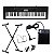 Kit Teclado Musical Casio Ctk3500 Midi/usb Aplicativo Chordana + Suporte X + Pedal Sustain + Fonte - Imagem 1