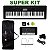 Kit Teclado Musical CASIO CTK3500 USB/MIDI Aplicativo Chordana + Capa + Fonte + Suporte Partitura - Imagem 1