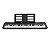 Kit Teclado Musical CASIOTONE CT-S200 CASIO Preto Aplicativo Chordana Play + Capa + Suporte X + Banqueta X - Imagem 4
