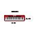Kit Teclado Musical CASIOTONE CT-S200 CASIO Vermelho Aplicativo Chordana Play + Capa - Imagem 10
