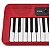 Kit Teclado Musical CASIOTONE CT-S200 CASIO Vermelho Aplicativo Chordana Play + Capa + Suporte X - Imagem 7