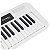 Kit Teclado Musical CASIOTONE CT-S200 CASIO Branco Aplicativo Chordana Play + Capa - Imagem 5