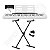 Kit Teclado Musical CASIOTONE CT-S200 CASIO Branco Aplicativo Chordana Play + Suporte X - Imagem 1