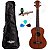 Kit Ukulele Tenor Acústico 26S Sapele Malibu + Capa + Afinador + Palhetas - Imagem 1