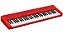 Teclado Casio CT-S1 CasioTone Vermelho - 61 Teclas Sensitivas + Suporte X + Pedal Sustain - Imagem 7