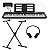 Kit Teclado Musical CASIOTONE LK-S250 CASIO Preto Teclas Iluminadas APP Chordana Play + Fone + Suporte X - Imagem 1
