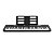 Kit Teclado Musical CASIOTONE LK-S250 CASIO Preto Teclas Iluminadas APP Chordana Play + Fone + Suporte X - Imagem 5