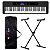 Teclado Casio CT-S400 CasioTone Preto - 61 Teclas Sensitivas + Suporte X + Capa - Imagem 1