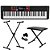 Teclado Musical CASIOTONE CT-S1000V Preto - 61 Teclas + Suporte em X + Banqueta - Imagem 1