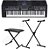 Kit Teclado Musical Yamaha PSR-SX600 + Suporte X + Banqueta X - Imagem 1