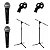 Kit 2 Microfones com Fio SoundVoice SM-100 + Cabo + Suporte de Microfone + Cachimbo - Imagem 1