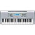 Kit Teclado Musical Arranjador YPT 370 Yamaha Prata 61 Teclas + Suporte X + Capa - Imagem 2