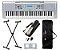 Kit Teclado Musical Yamaha YPT 370 + Suporte X +Capa + Pedal - Imagem 1