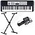 Kit Teclado Musical Arranjador YPT 270 Yamaha 61 Teclas + Suporte em X + Pedal Sustain - Imagem 1