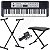 Kit Teclado Musical Arranjador YPT 270 Yamaha 61 Teclas + Suporte X + Pedal Sustain + Banqueta X - Imagem 1
