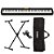 Piano Digital Casio CDP-S360 Preto - 88 Teclas + Suporte em X + Capa + Pedal - Imagem 1