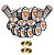 Kit Fanfarra Banda Escolar 24 Instrumentos de Percussão Desbravadores + Brinde - Imagem 1