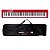 Piano Digital Casio Privia PX-S1100 Vermelho + Capa - Imagem 1