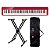 Piano Digital Casio Privia PX-S1100 Vermelho + Suporte Duplo + Capa - Imagem 1