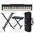 Piano Digital Yamaha P-225 - 88 Teclas GHC Toque Realista + Suporte + Banqueta + Capa - Imagem 1