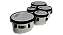 Quintoton Tenor Drums 6"-8"-10"-12"-13" Fanfarra Profissional Luen - Linha Marching Band Madeira - Com Colete - Imagem 3