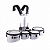 Quintoton Tenor Drums 6"-8"-10"-12"-13" Fanfarra Profissional Luen - Linha Marching Band Madeira - Com Colete - Imagem 1