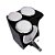 Cajon Bateria Extreme Drum Box 16' Jaguar - Encaixe para Pedal - Parafusos para Afinação - Aro de Ferro - Imagem 4