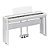 Kit Piano Digital Yamaha P-515 Branco + Estante L515 + Pedal Triplo LP1 - Imagem 1