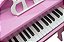 Piano Infantil de Cauda Turbinho Rosa 30 Teclas - Turbo - Imagem 2