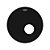 Pele P/ Bumbo 20 Pol Powerstroke 3 Ebony C/ Molde P/ Furo  Black Dynamo P3-1020-es Remo - Imagem 1