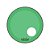 Pele P/ Bumbo 20 Pol Powerstroke 3 C/ Molde P/ Furo Colortone Transparente Verde P3-1320-ct-gn Remo - Imagem 1