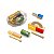 Kit Percussão Infantil Liverpool Reco-Reco, Castanhola, Bloco Sonoro e Chocalho - Imagem 1