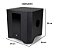 Subwoofer Ativo RD SW8 Preto Frahm - 100W RMS - Alto-Falante 8" - Imagem 4