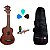 Kit Ukulele Tagima 21k Soprano Natural Fosco Acústico - Série Havaí + Afinador + Capa + Palhetas - Imagem 1