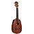 Ukulele Malibu Abacaxi Elétrico Concert 23-SPE Sapele + Capa + Correia + Palhetas + Roldana - Imagem 2