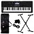 Kit Teclado Musical CT X800 CASIO 61 teclas MIDI/USB + Suporte X + Capa + Fonte + Suporte Partitura - Imagem 1