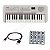 Kit Teclado Musical Infantil Yamaha PSS E30 Mini Remie Branco + Cabo USB + 4 Pilhas - Imagem 1