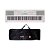 Kit Teclado Musical Yamaha EZ-310 Branco  + Capa - Imagem 1