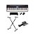 Teclado Roland Go Piano 61 Teclas - GO-61P + Suporte + Pedal - Imagem 1