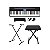 Teclado Roland Go Piano 61 Teclas - GO-61P + Suporte Em X + Banqueta - Imagem 1