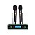 Microfone Sem Fio Duplo UHF Kadosh K422M - Imagem 1