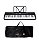 Teclado Musical Waldman WTS-300 Preto + Capa Teclado - Imagem 1