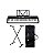 Teclado Musical Waldman WTS-300 Teclas Sensitivas + Capa Teclado + Suporte em X - Imagem 1