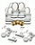 Kit Fanfarra Marching Band com 18 Instrumentos – Dreamer + Brinde - Imagem 1