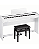 Piano Digital Casio Celviano AP-S200 Branco com 88 Teclas + Banqueta Casio + Fone de Ouvido - Imagem 2